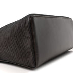 Ox Calfskin Woven Extra Bag L27  Colour Pecora Nera
