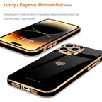 Entronix Case Compatible with iPhone 14 Pro - [Flexible] Luxury Glossy Heart