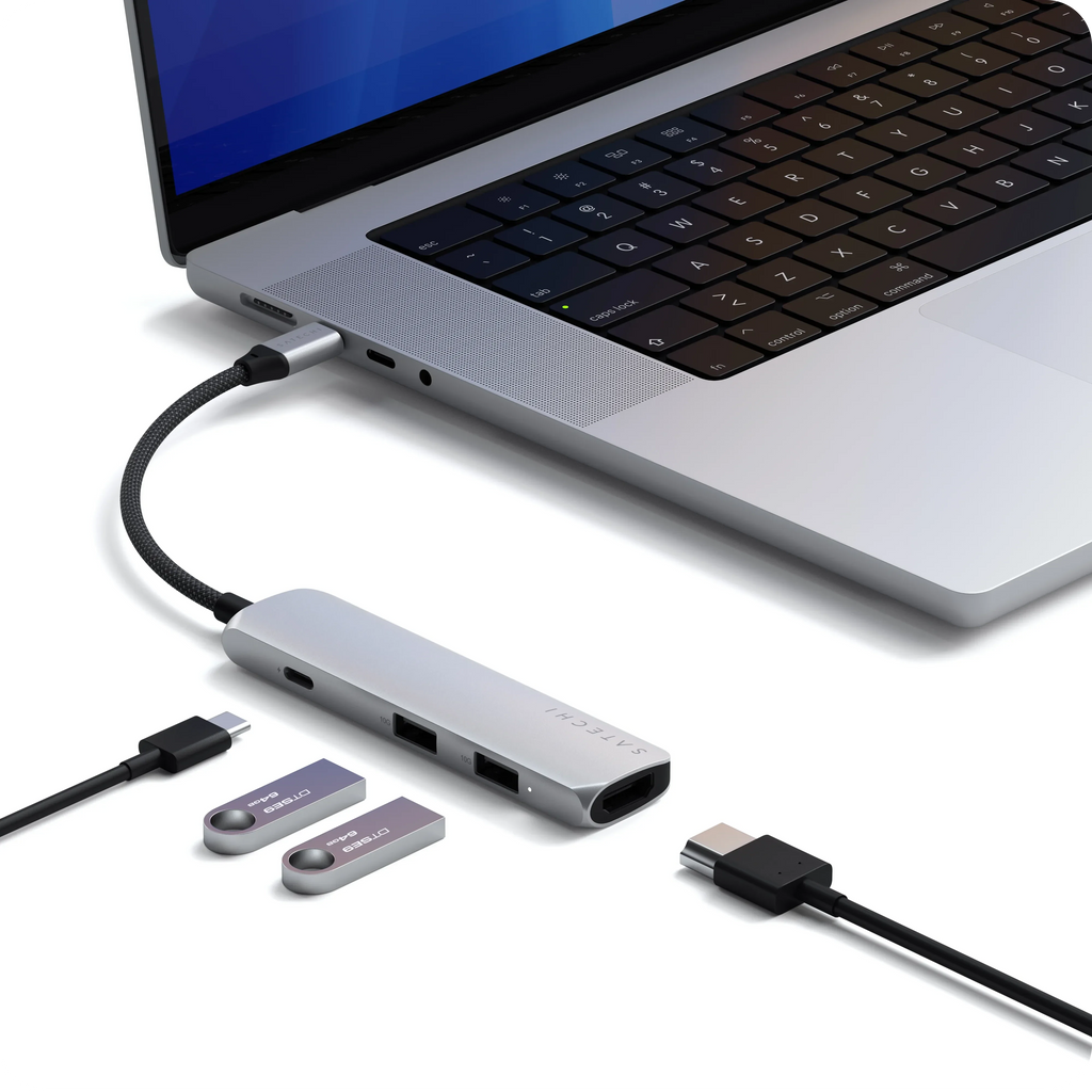 4-in-1 USB-C Slim Multiport Adapter 4K