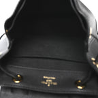 Calfskin Lockme Mini Backpack Black