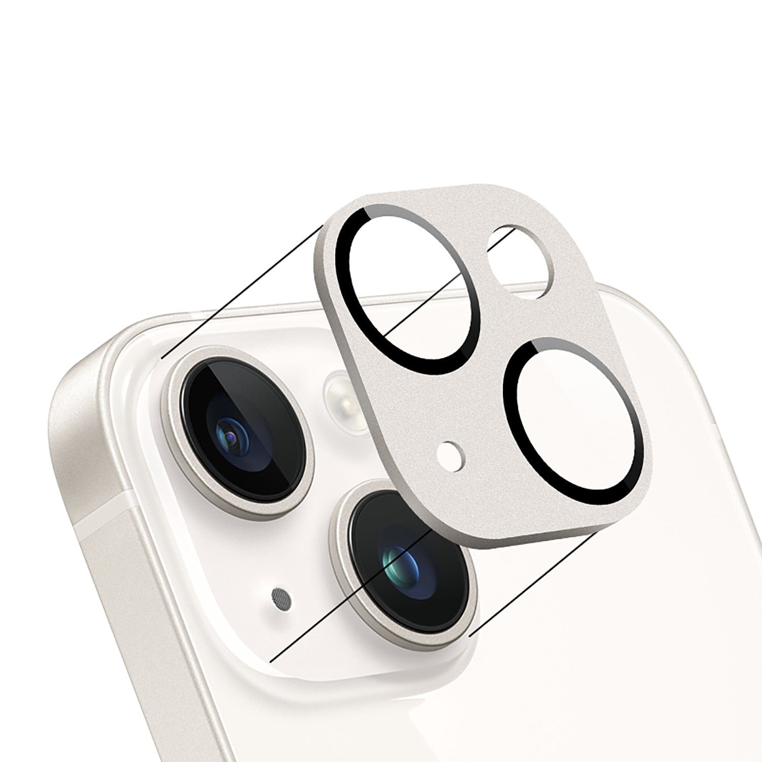 SAHARA - ZeroDamage Camera Lens Protector (2-Pack) - iPhone 14 and iPhone 14 Plus