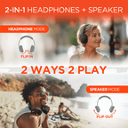 Flip 2-in-1 Headphones Plus Speaker