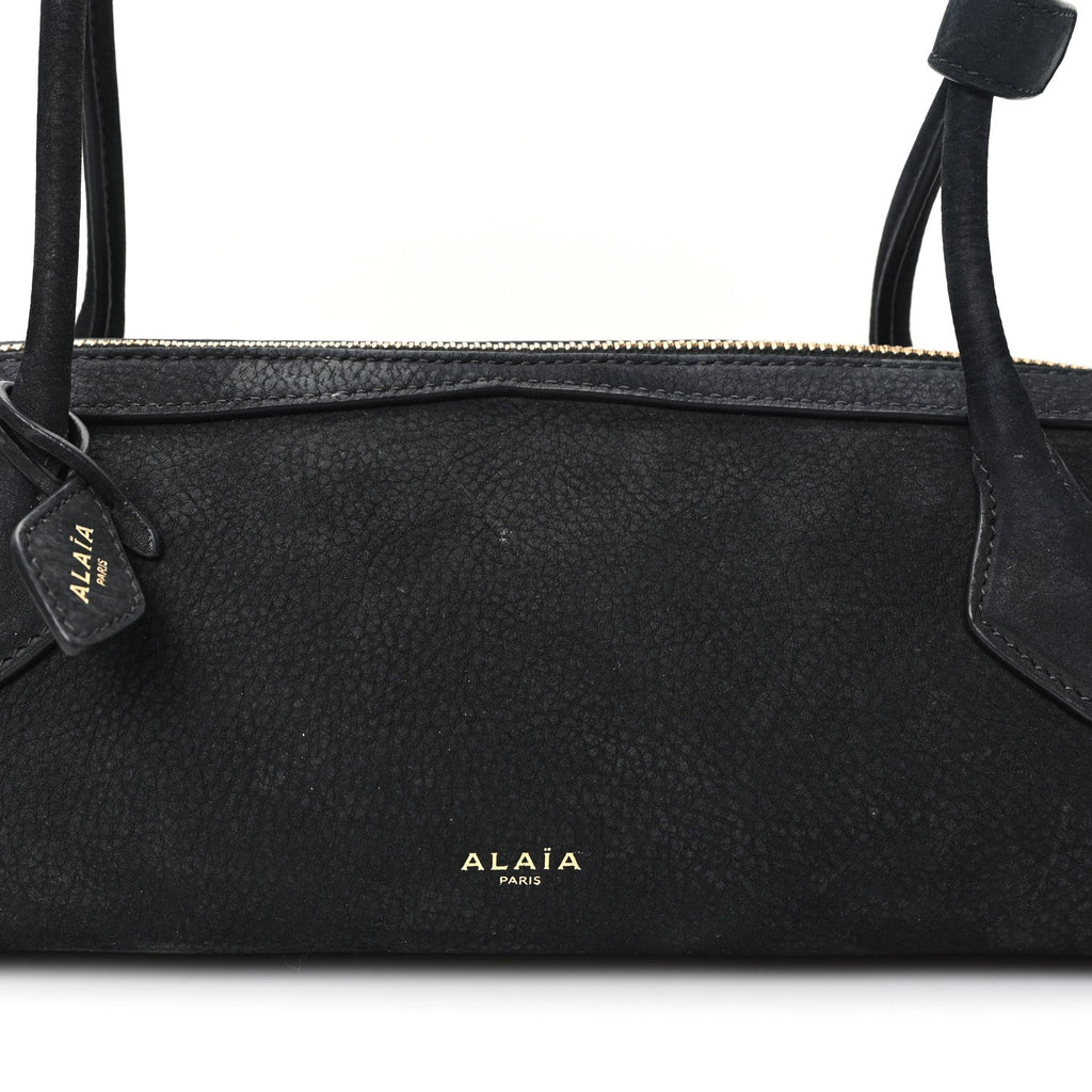 Nubuck Medium Le Teckel Bag Black Anthracite