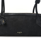 Nubuck Medium Le Teckel Bag Black Anthracite