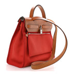 Vache Hunter Toile Herbag Zip 31 PM Rouge Tomate Natural