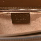 Azalea Calfskin Horsebit 1955 Shoulder Bag Brown Sugar