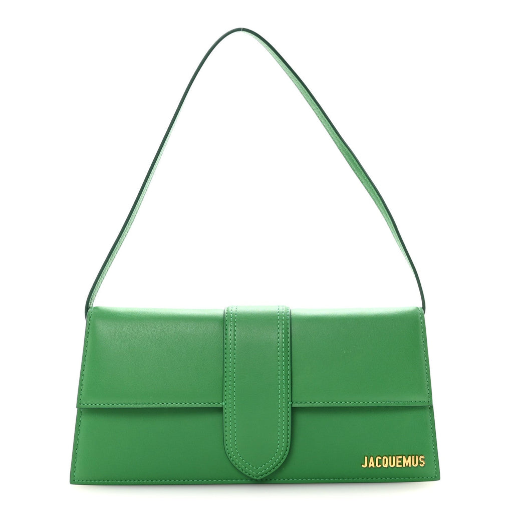 Smooth Calfskin Le Bambino Long Green