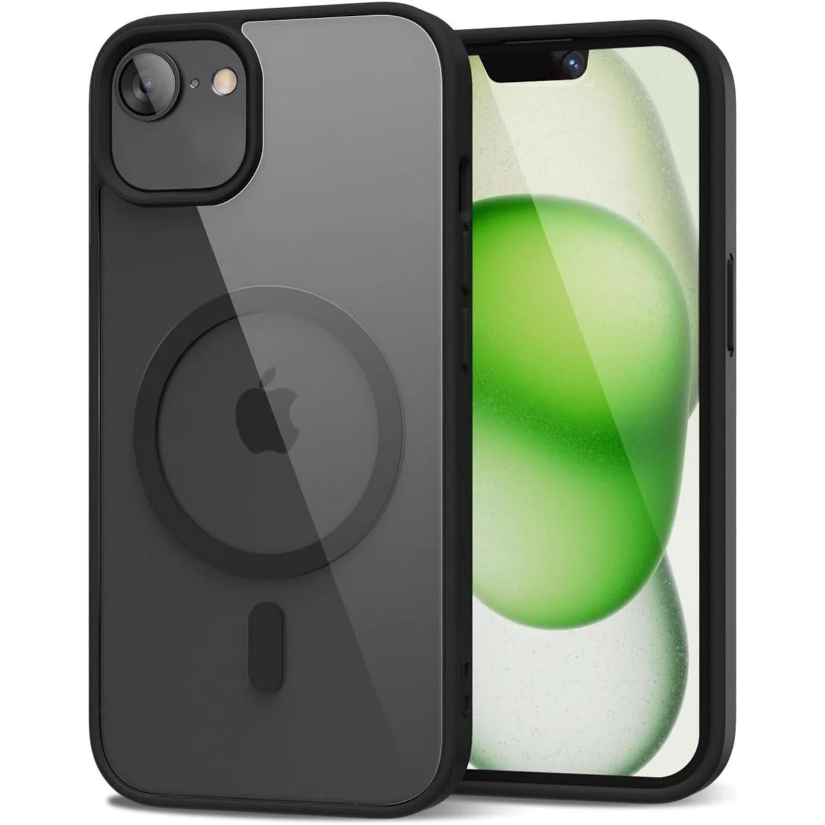[DIS] Entronix [Magnetic] Case Compatible with iPhone 17e - [Clear Back] Soft Matte Frame