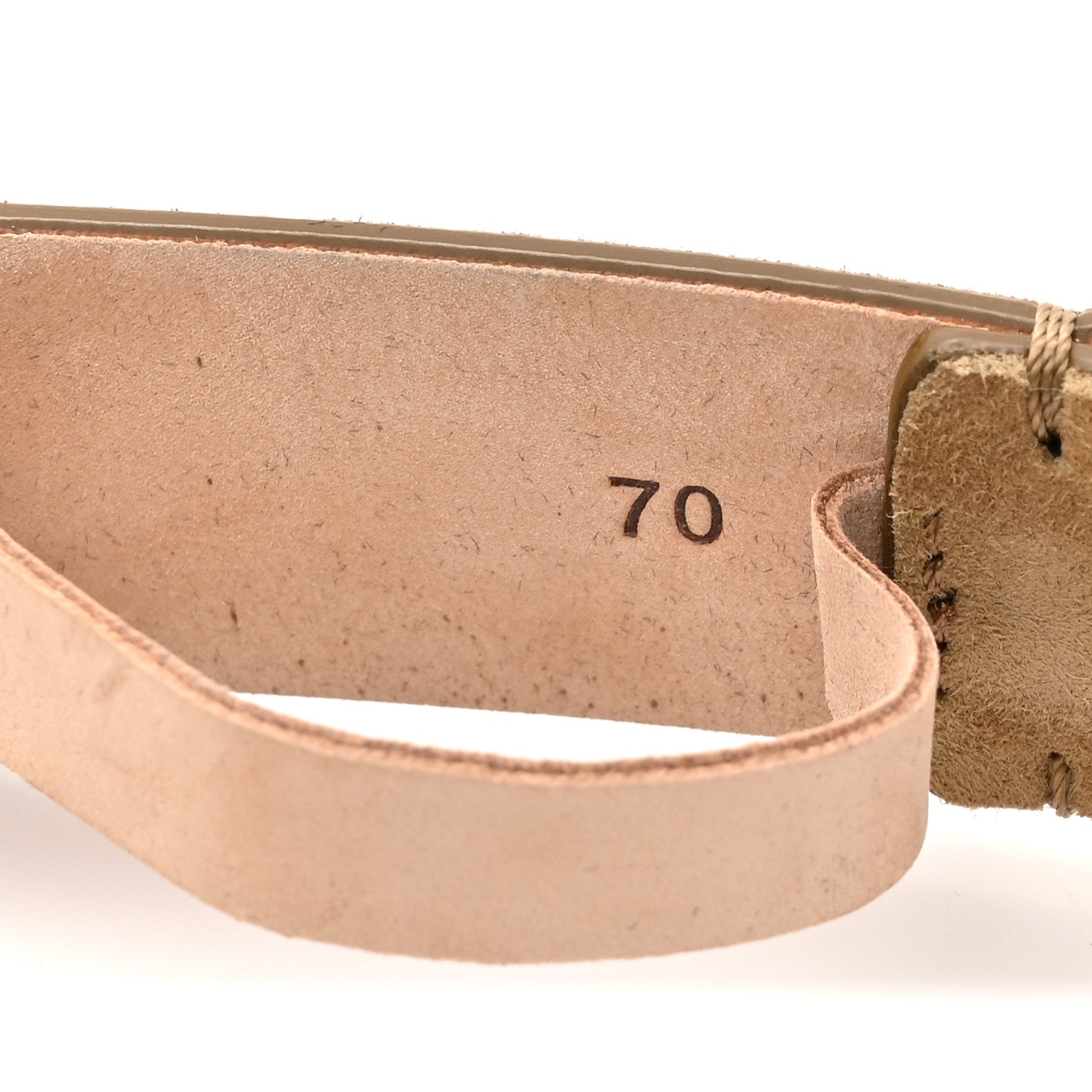Suede Dome Belt 70 28 Mud