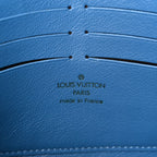 Crocodile Twist Chain Wallet Bleuet
