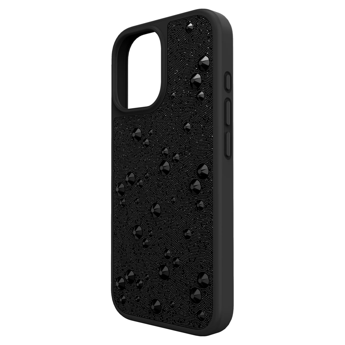 High smartphone case, Flat Back crystals, iPhone 17, Black