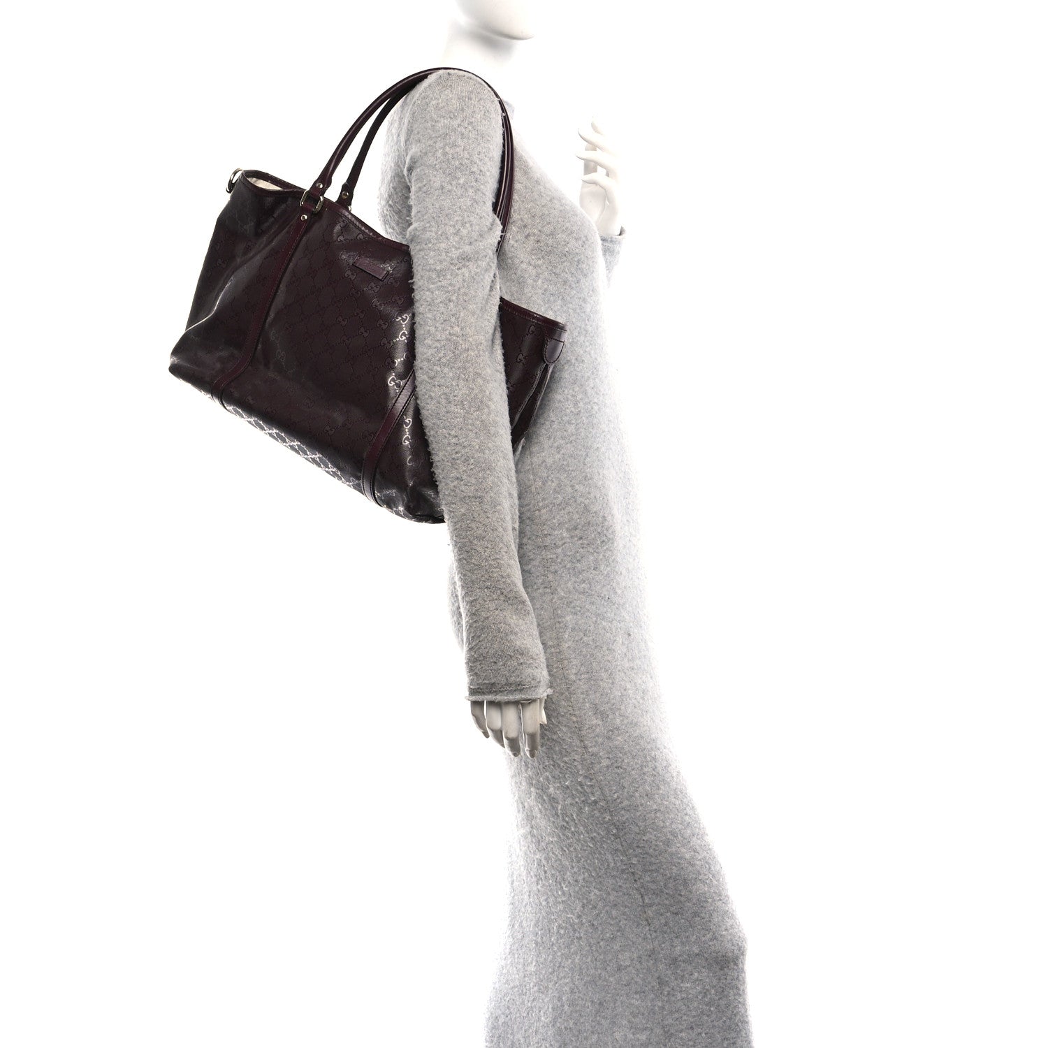 Imprime Monogram Medium Joy Tote Bordeaux
