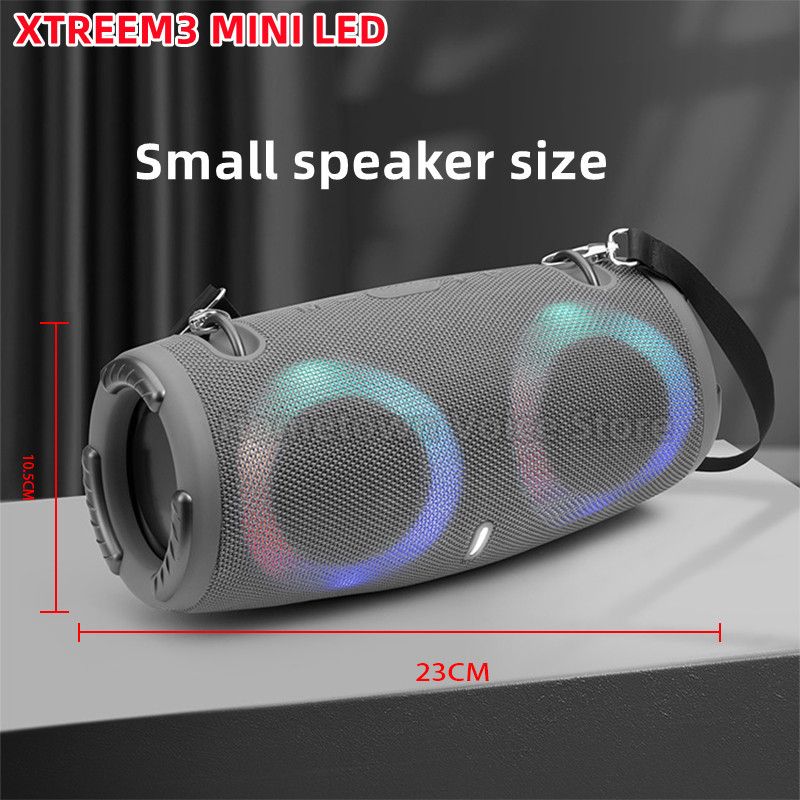 100W high power bluetooth speaker portable RGB colorful light waterproof wireless subwoofer360stereo surround TWS Caixa de som - Large Size