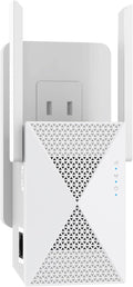 WiFi Extender Signal Booster - Coverage Up to 9999 sq. ft, Easy Setup, Long Range WiFi Extender, Ethernet Port & Access Point, and Stable Internet Performance with 60+ Devices