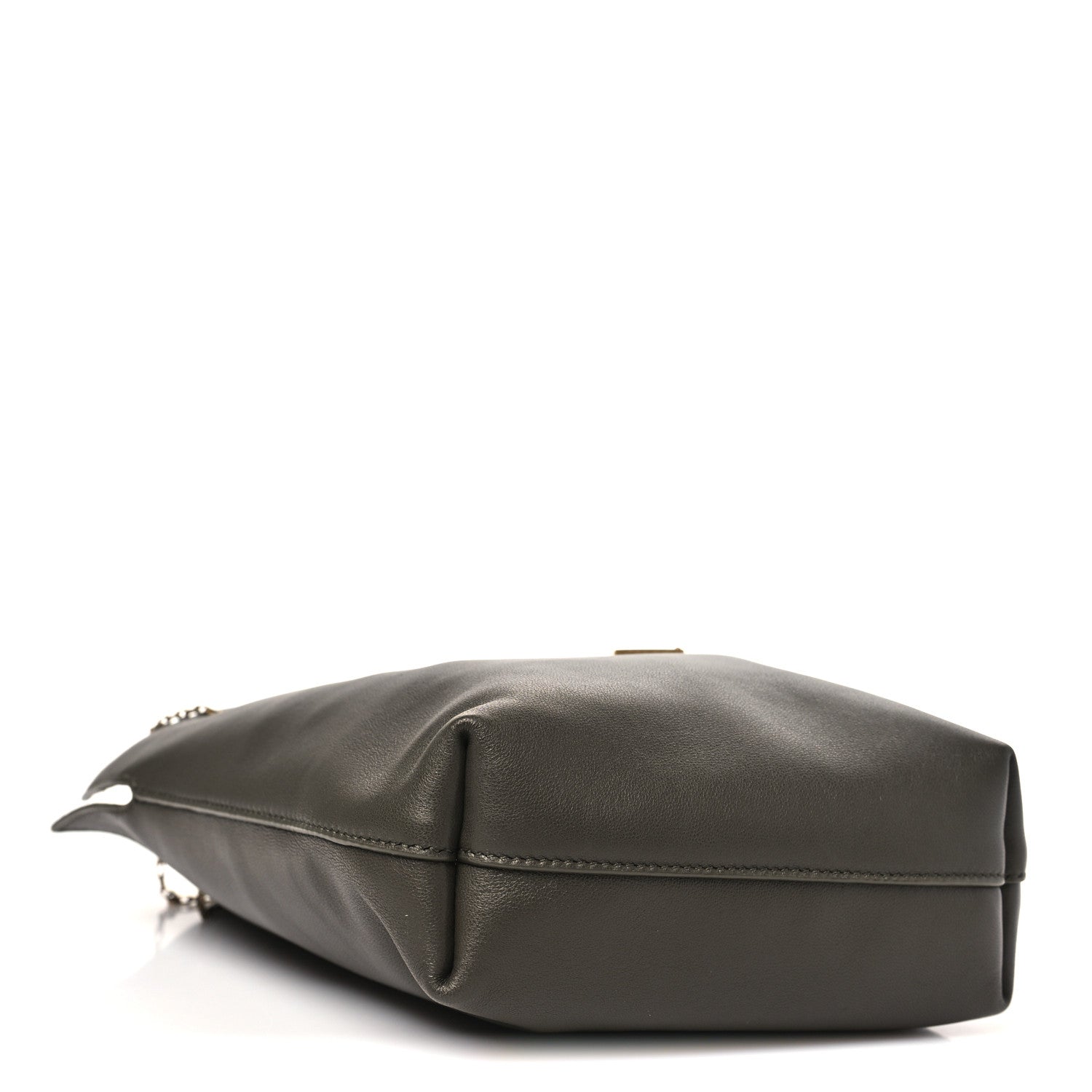 Lambskin Pochon Shoulder Bag Light Musk
