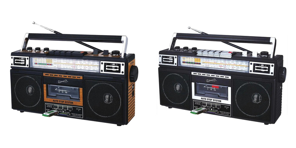 4 Band Bluetooth Radio & Cassette Player + Cassette to Mp3 Converter