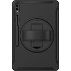SAHARA - Protection Hand Strap Series Case for Samsung Galaxy Tab S10 Ultra, Tab S9 Ultra, and Tab S8 Ultra - Black