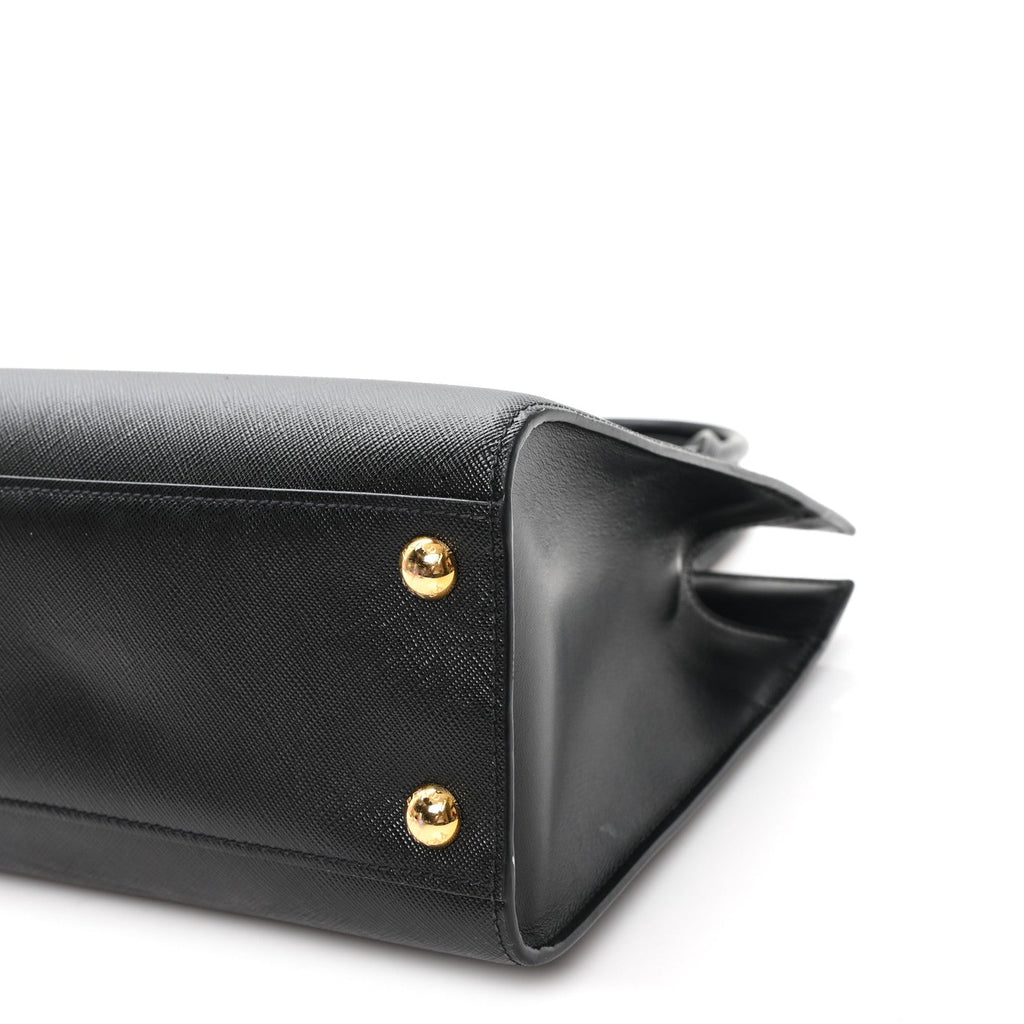 Saffiano Soft Calfskin Large Tote Black