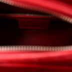 Alligator Medium Lady Dior Red