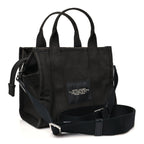 Cotton Canvas Small The Traveler Tote Bag Black