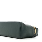 Grained Calfskin L19 Extra Pocket Pouch New Petrolio