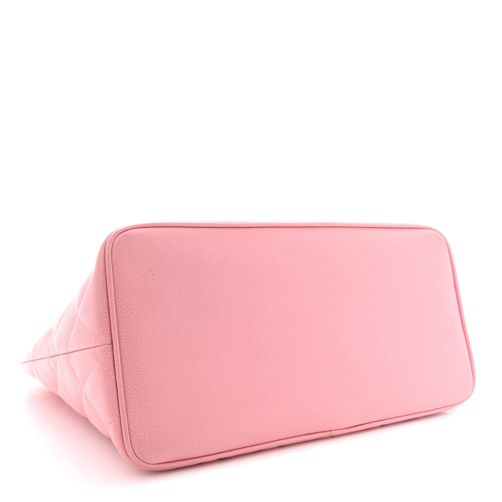 Caviar Medallion CC Tote Light Pink