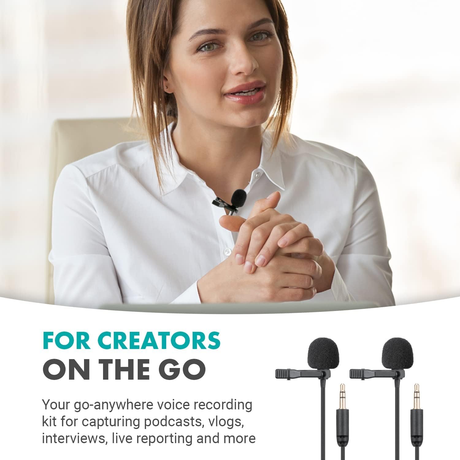 Movo VersaLav-V2 Lav Universal Mic Set