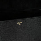 Supple Grained Calfskin Medium Soft 16 Bag Black