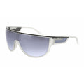 Marc Jacobs Women's Sunglasses Wraparound Shield Silver