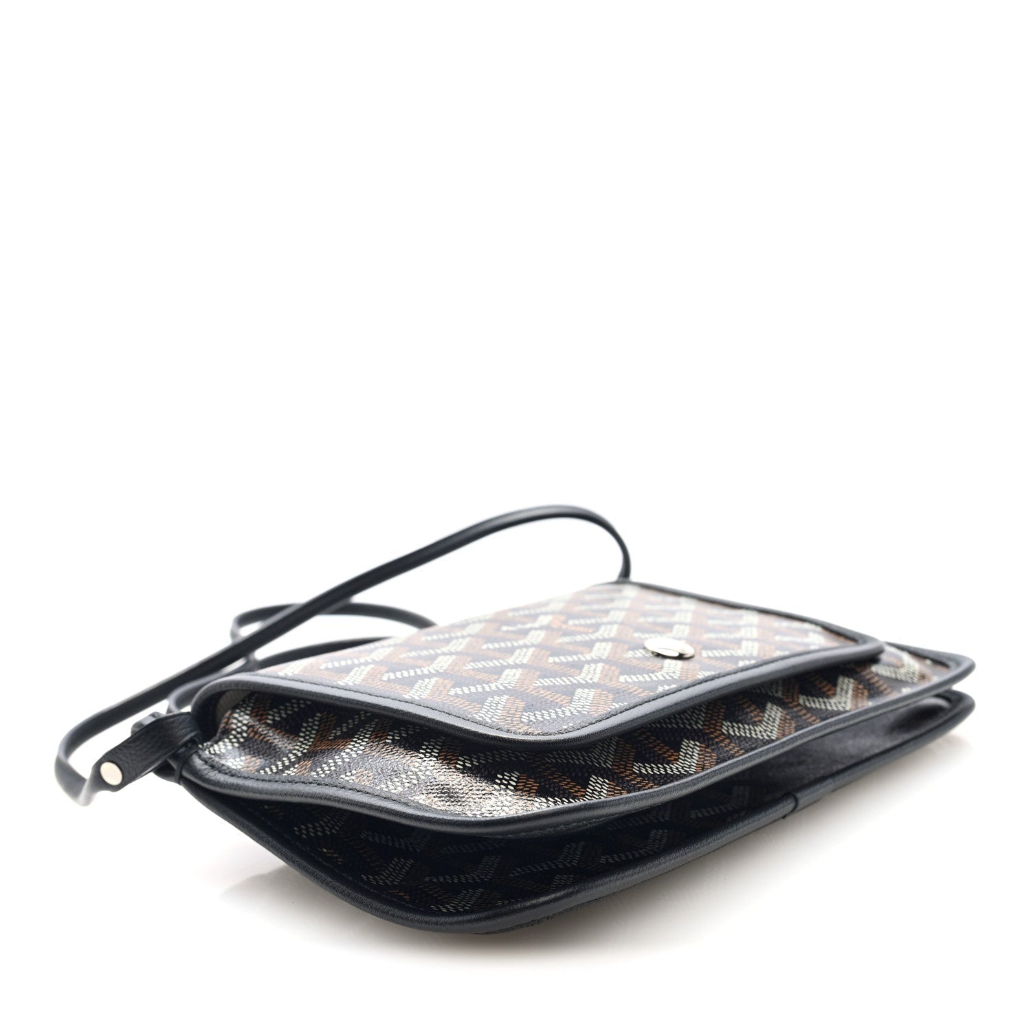 Goyardine Plumet Wallet Clutch Black