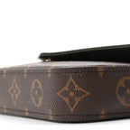 Monogram Felicie Strap & Go Kaki