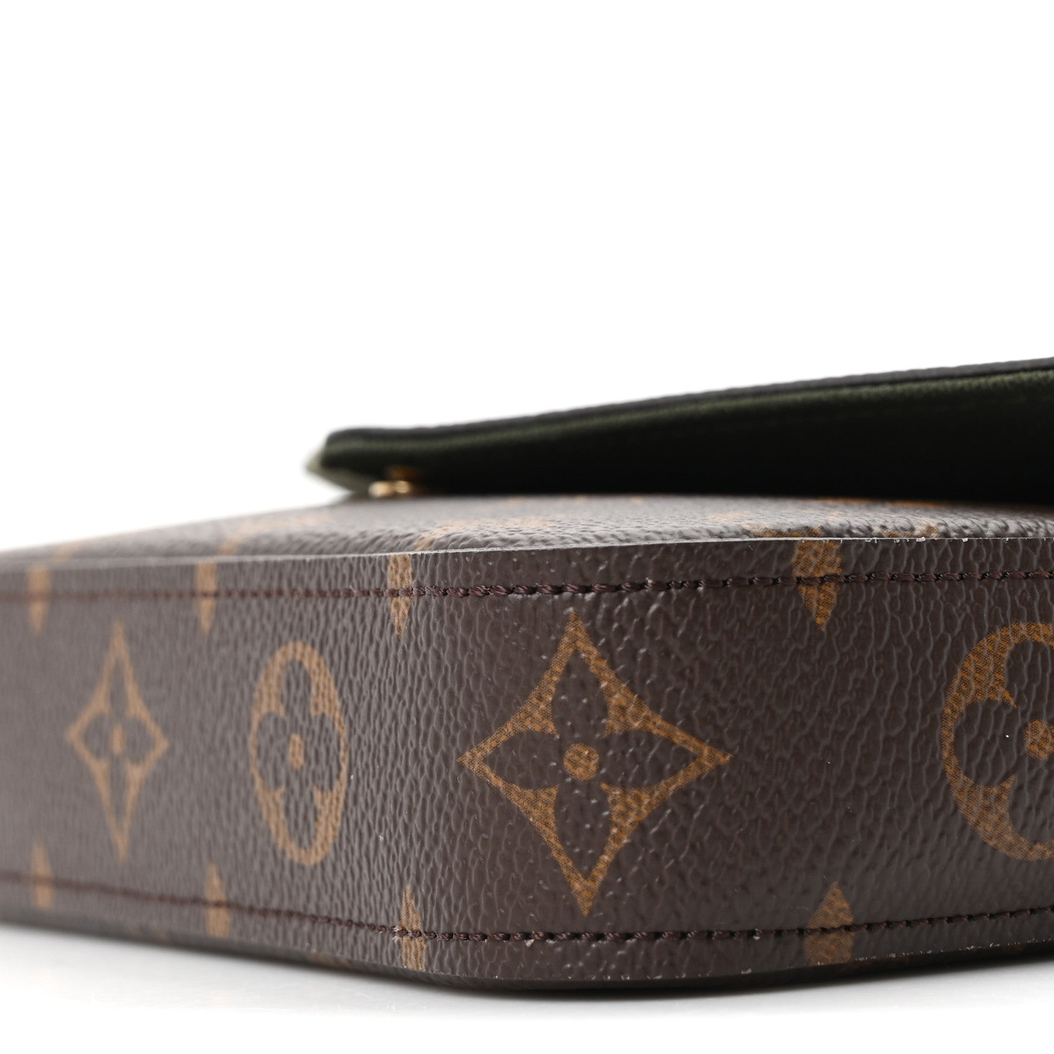 Monogram Felicie Strap & Go Kaki