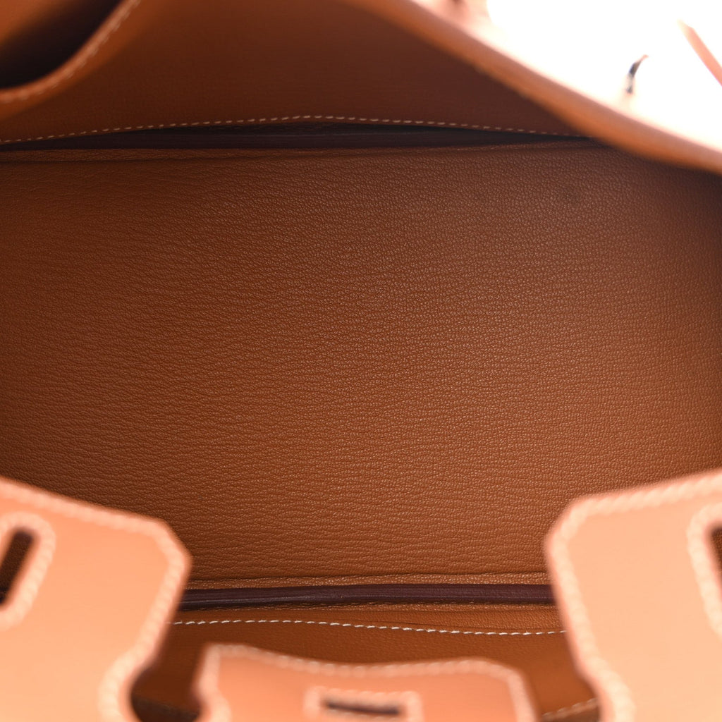 Taurillon Novillo Birkin 25 Gold