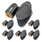 Microphone Clips for all Handheld Transmitters Universal Adjustable Mic Clips with 5/8" Male to 3/8" Female Screw Adapter Suitable for Handheld Microphones 6-Pack MC 02 6PCS