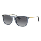 Ray-Ban Chris Blue Grey Polarised Sunglasses RB4187