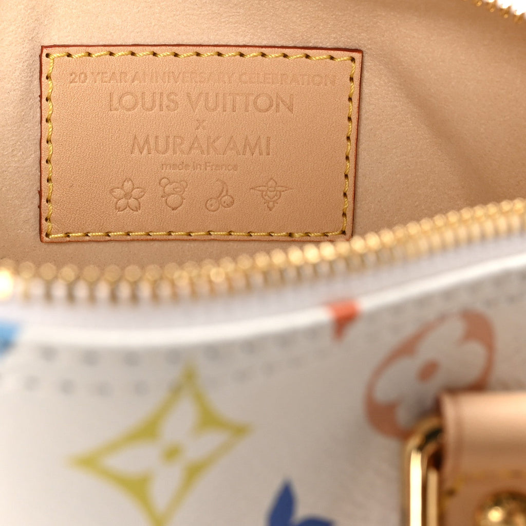 LV X TM Monogram Multicolor Speedy Bandouliere 25 White