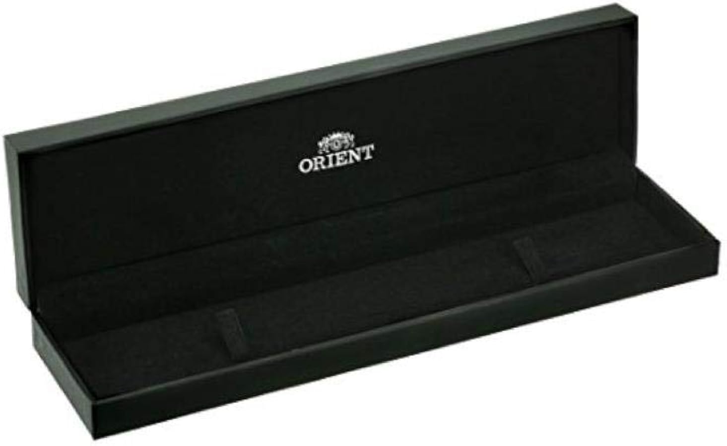 Orient Semi Skeleton Open Heart Men's Silver Watch