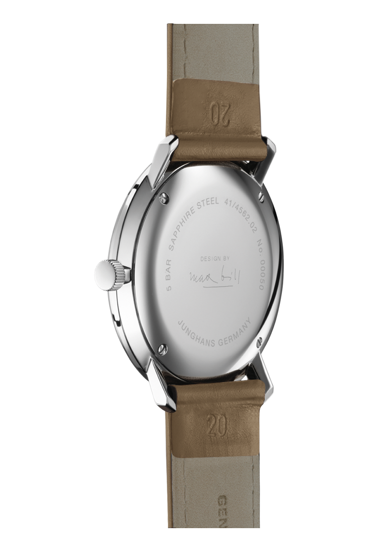 Junghans Max Bill Quarz Men's White Brown Watch