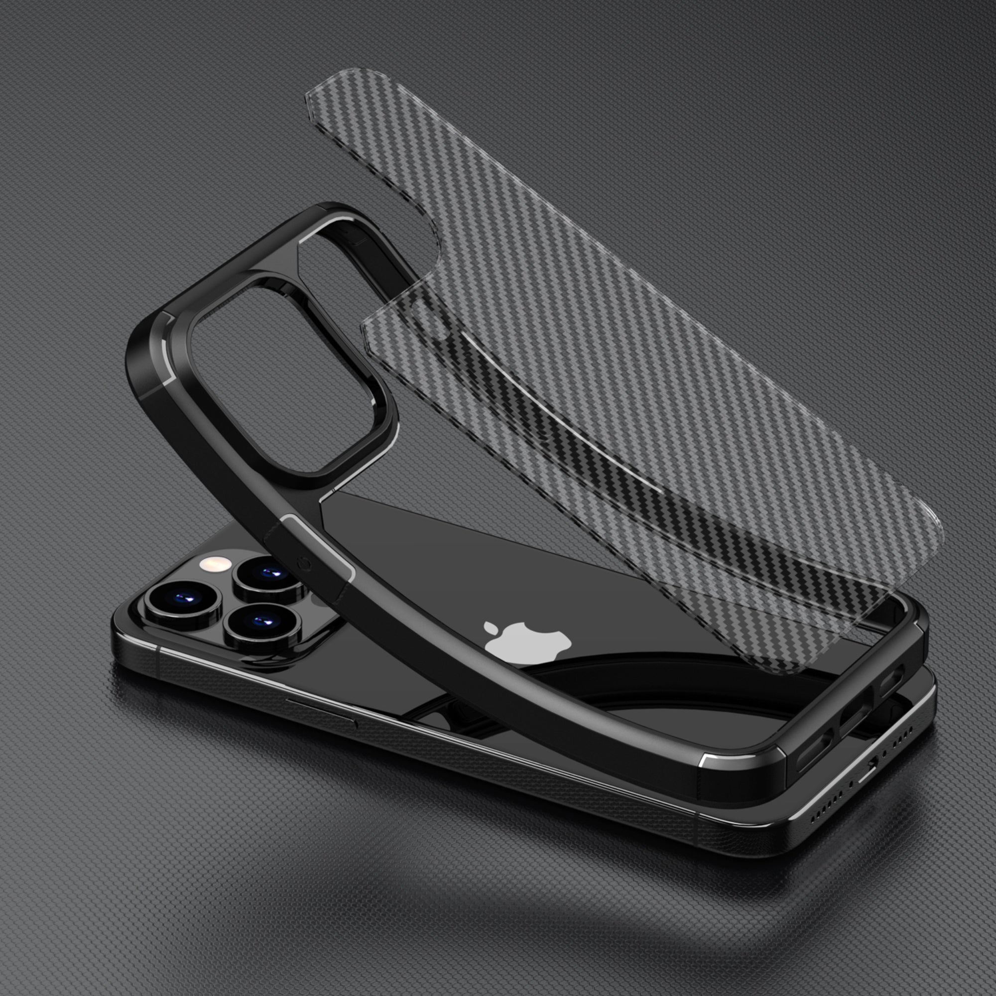 SAHARA - Venture Series Carbon-Fiber Style Case - iPhone 15 Pro Max