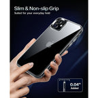 Entronix Case Compatible with iPhone 11 - [Hard Back] Slim Clear