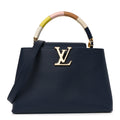 Taurillon Kintsugi Capucines MM Navy