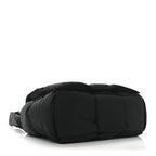Nylon Intrecciato Padded Tech Maxi Cassette Bag Black