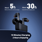M2 ANC TWS Bluetooth 5.2 Earphones; Active Noise Cancelling Headphones; low latency; 4-mic ENC noise reduction