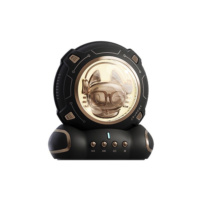 Bluetooth Speaker HM11 Classical Retro Music Player Sound Stereo Portable Decoration Mini Speakers Travel Music Player -Astronaut Black