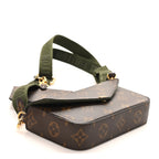 Monogram Felicie Strap & Go Kaki