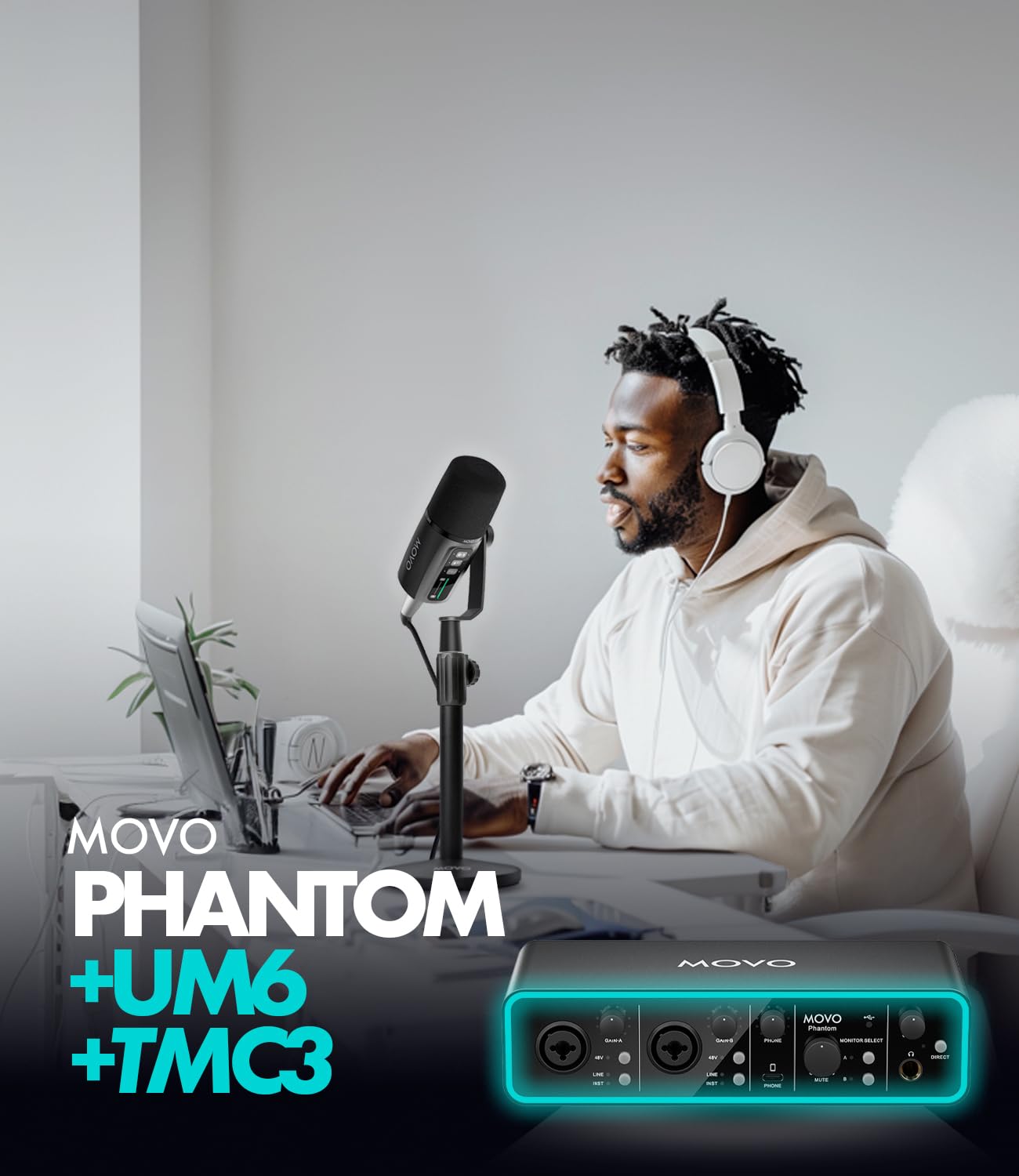 Movo USB Music/Audio Interface Bundle