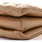 Lambskin Embossed Monogram Coussin PM Camel