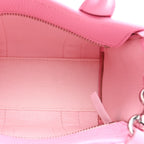 Grained Calfskin Micro The Tote Bag Fluro Candy