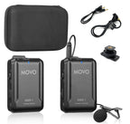 Movo WMX-1 2.4GHz Wireless Lav Mic System