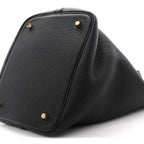 Taurillon Clemence Picotin Lock 22 MM Black